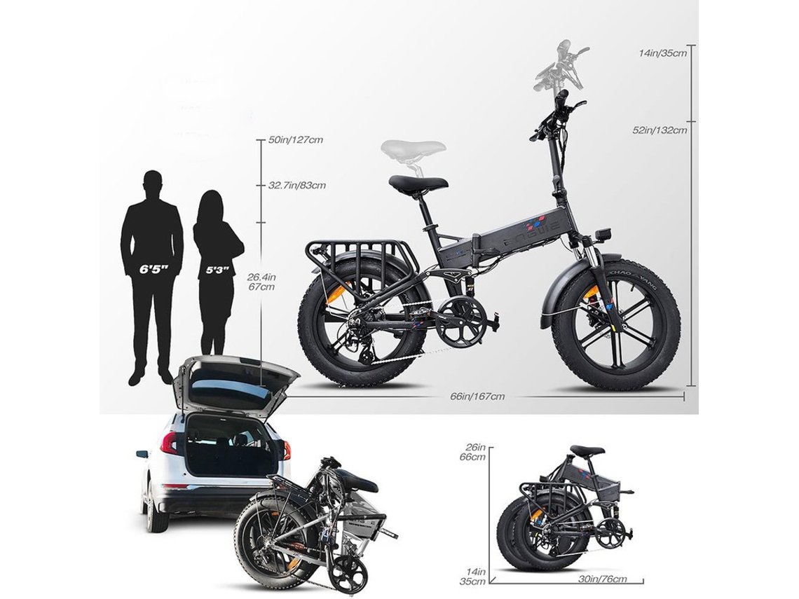 Bici elettrica pieghevole Engwe Engine PRO 2.0 - immagine 11