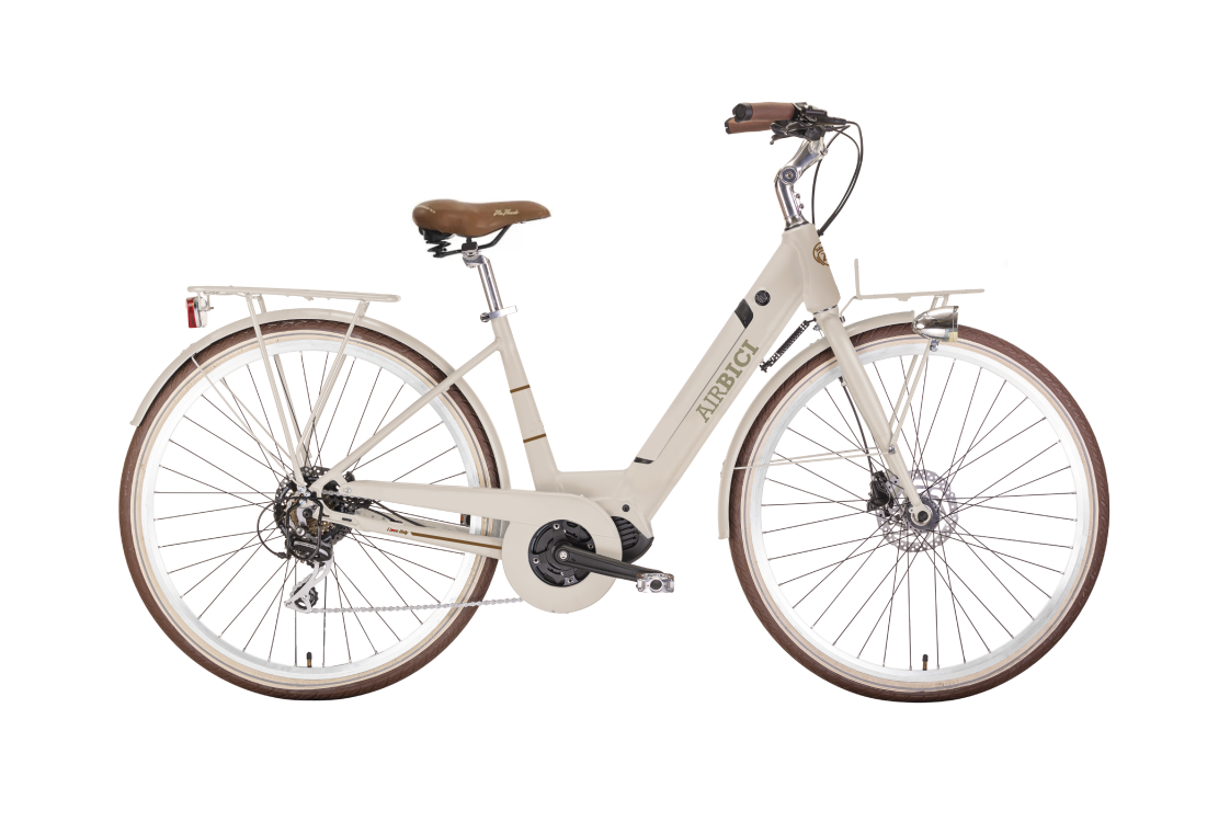 Bici Elettrica E-Lite Lady 250W 10.4Ah - e-bike da passeggio vintage