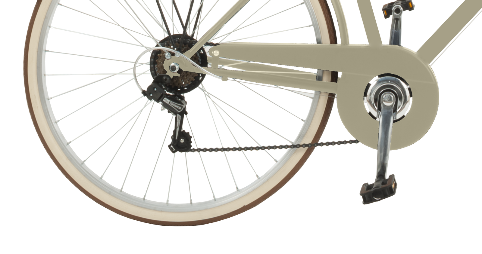 Bicicletta da passeggio Airbici MALAGUETA Man - 6 velocità, Ruote 700x35C - immagine 9