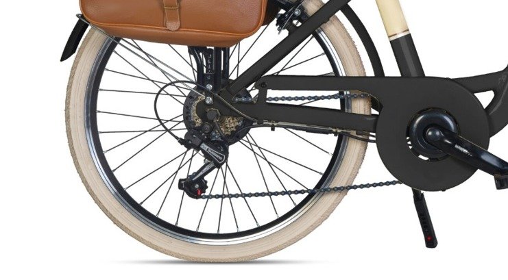 Bicicletta elettrica E-CLASSIC 24” LADY, 6 VELOCITÀ - Airbici - immagine 14
