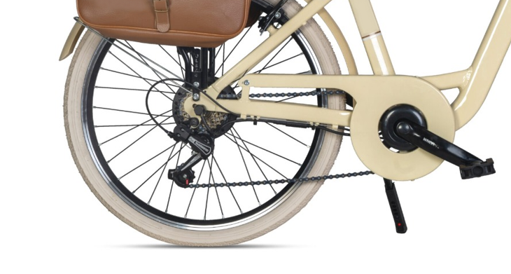 Bicicletta elettrica E-CLASSIC 24” LADY, 6 VELOCITÀ - Airbici - immagine 5