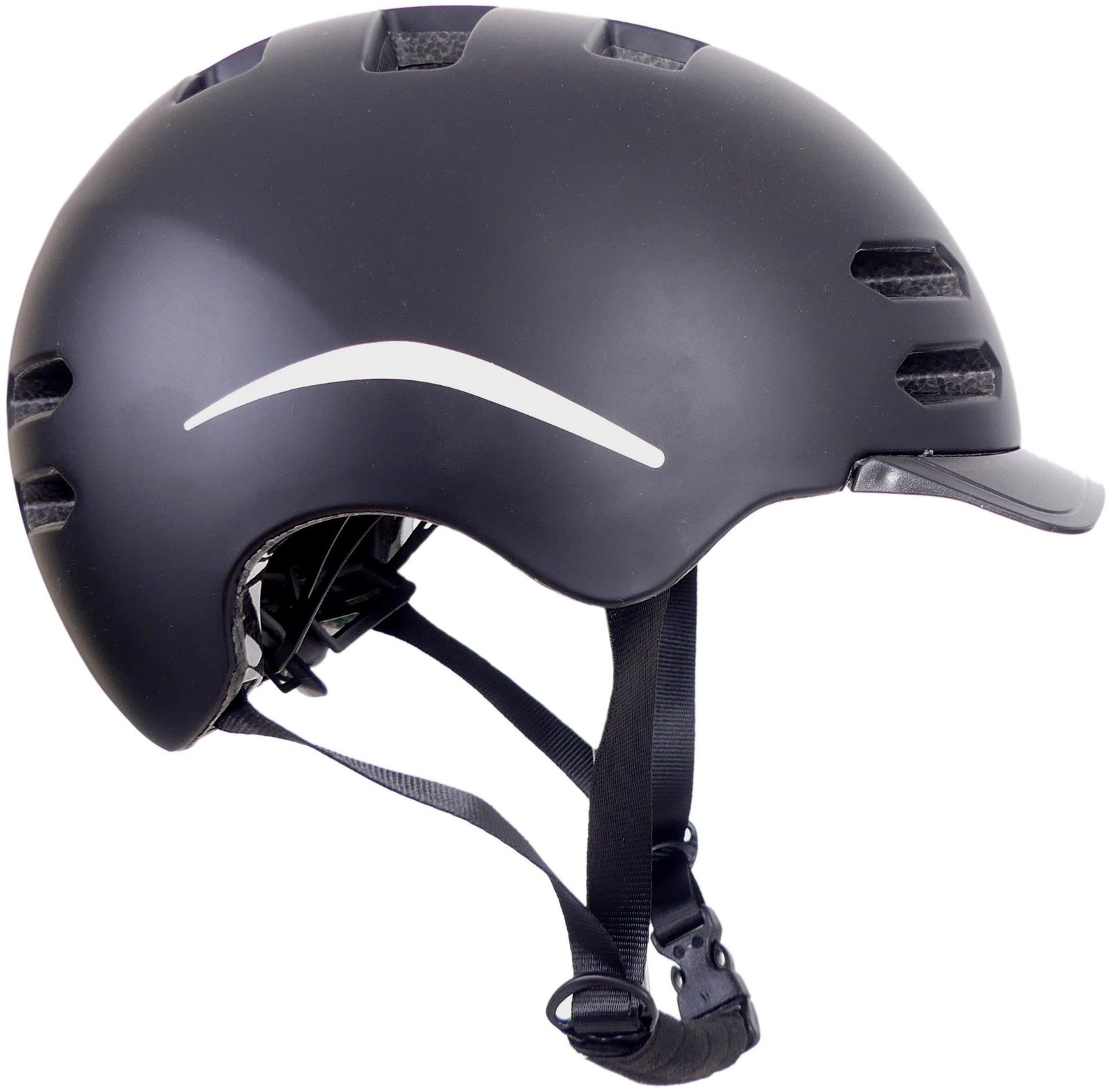 Casco da bici Edge Urban E-bike Pedelec Medium (54-58 cm) - nero - marchio di qualità NTA 8776