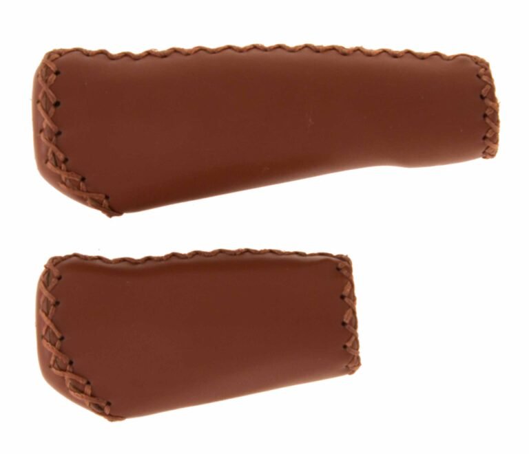 Manopole in pelle cucite 130 x 92 mm ergonomiche