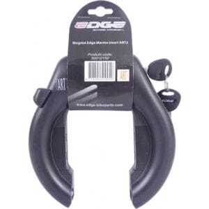 Lucchetto ad anello per telaio bici Edge Marmo - nero