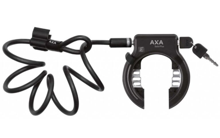 Lucchetto da Telaio AXA Solid Plus + Cavo Plug-In Newton PL150