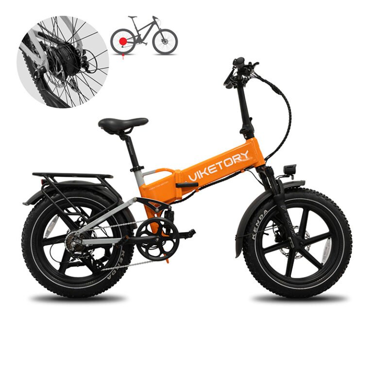 VIKETORY BRAVE eBike FATBIKE pieghevole Arancione/Grigio
