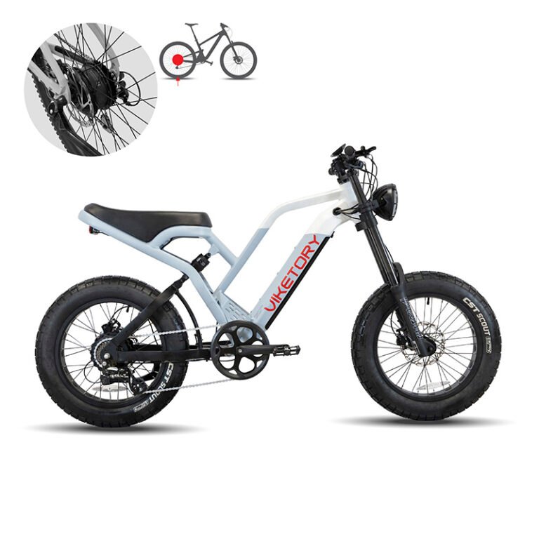 VIKETORY NAVY eBike FATBIKE Blu navy/Bianco