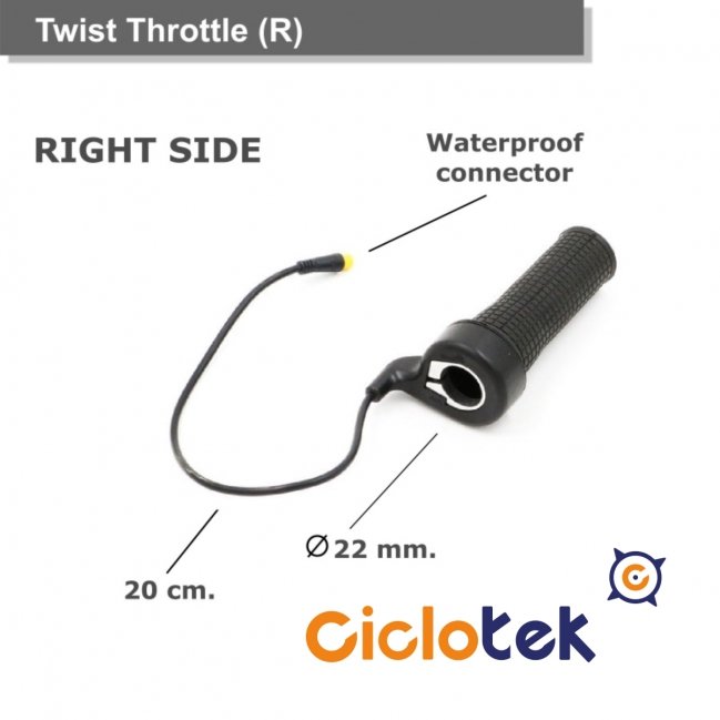 Acceleratore a manopola - Ciclotek