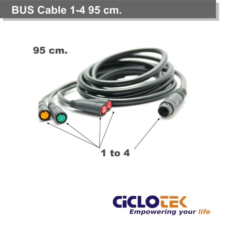 Cavo BUS 1-4 95 cm Ciclotek