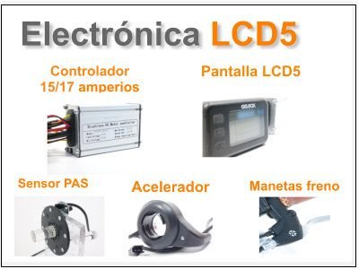 KIT per Biciclette Elettriche Platinium + Batteria BS 36V 11 Ah - immagine 2