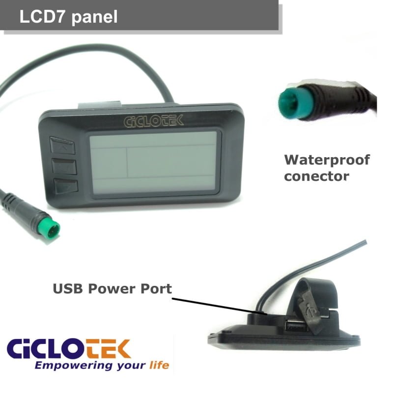 Display LCD5 (USB) Ciclotek
