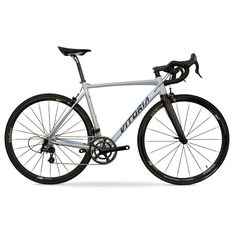 Bicicletta da Corsa Vitoria Race RS Kids Sunrace 2x9 Silver