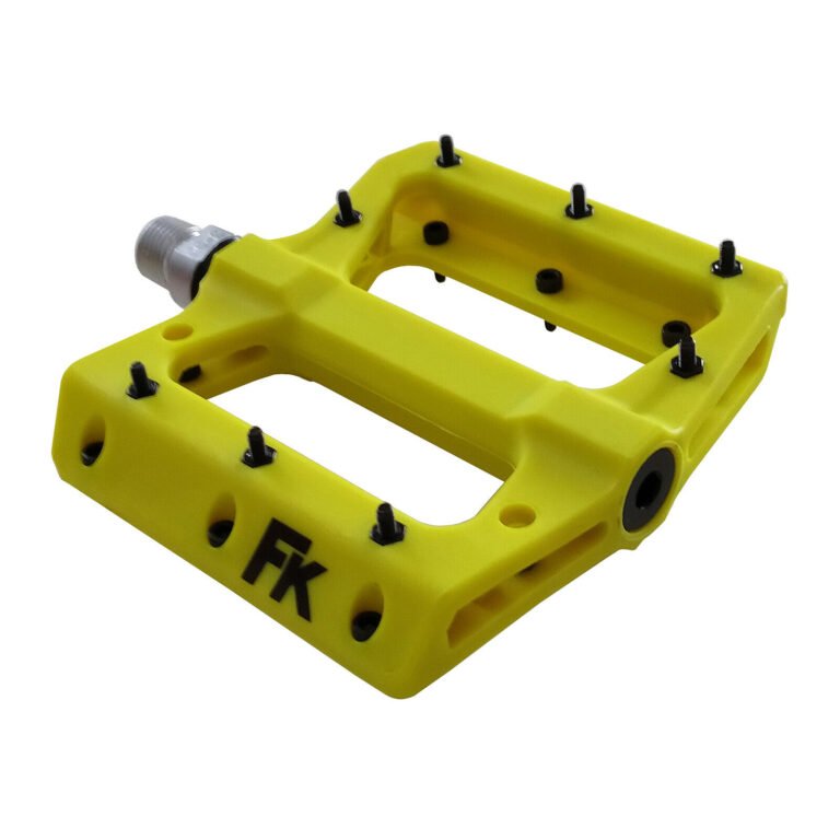 Pedali per fixie FK, FK-291. Piattaforma BMX. Nylon. Pin. 9/16" Cr-Mo CNC.
