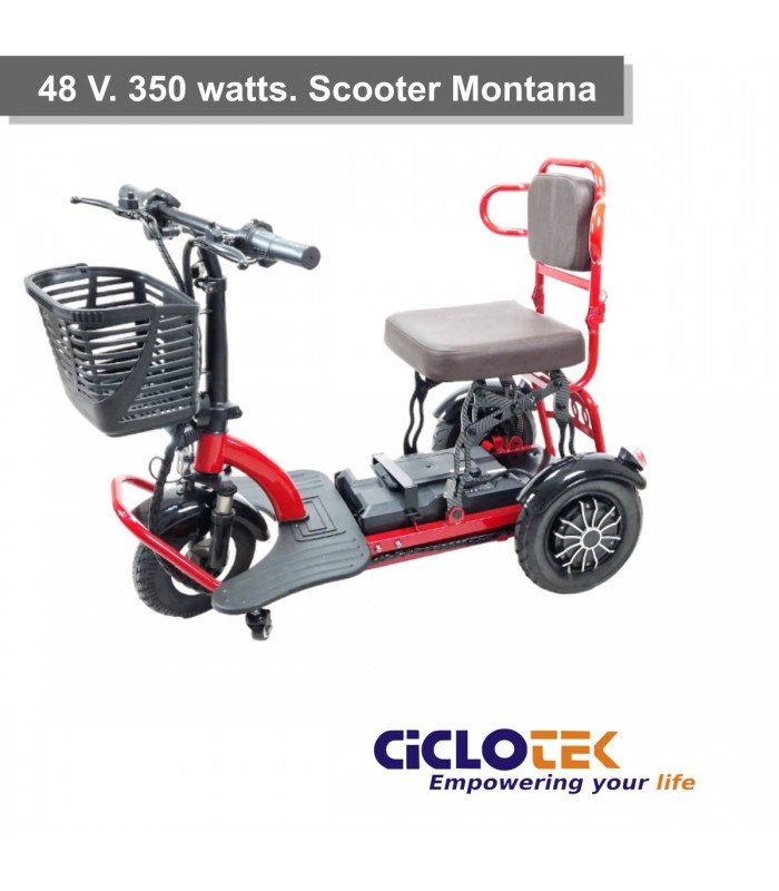 Scooter CicloTEK Montana 48 V. 350 watt