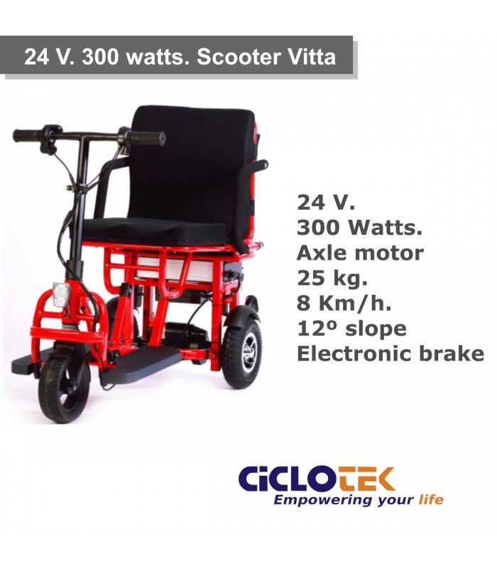 Scooter CicloTEK Vitta 24 V 300 Watt
